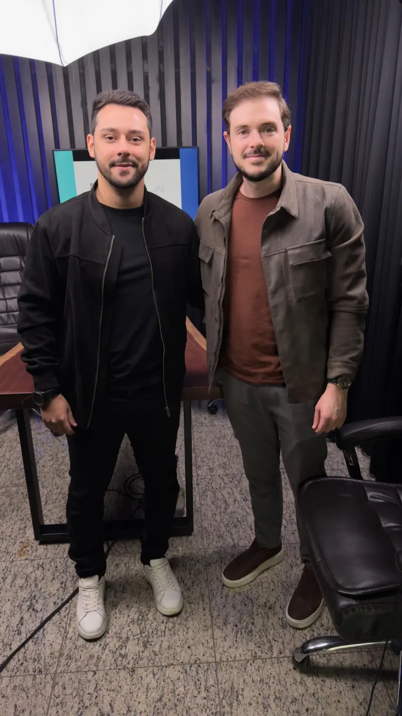 Sócios da Groppo Marketing no Podcast Rei do Tráfego