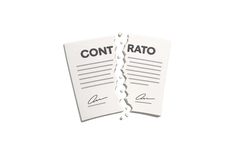 Contrato rasgado